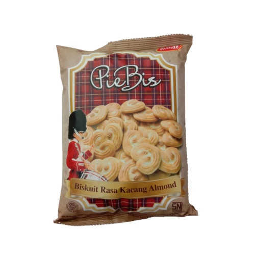 

Monde Pie Bis Biskuit Rasa Kacang Almond 190gr Makanan Ringan Bantal