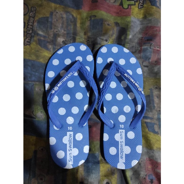 Sandal Jepit Sun Swallow Polkadot