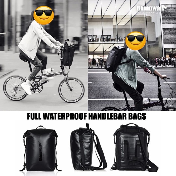 Tas Handlebar Stang Pannier Sepeda Waterproof Rhinowalk RK18991