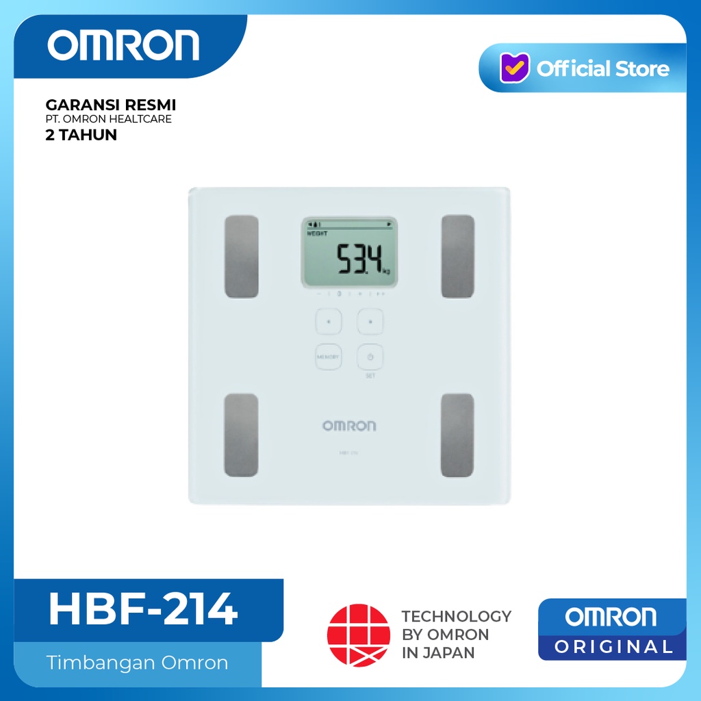 Timbangan Omron HBF-214 |Timbangan Badan Digital | Digital Body Fat