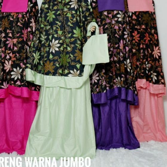 mukena Bali jumbo ( motif batik)