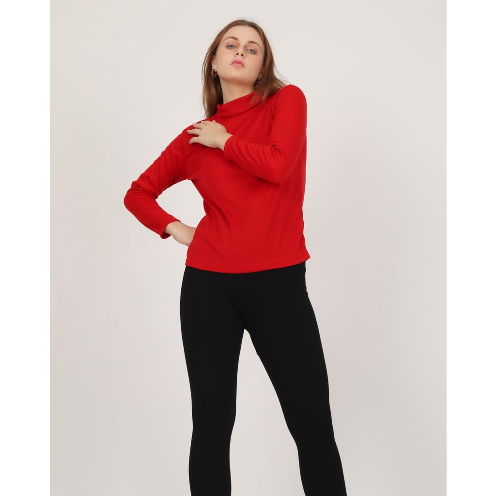 NEW - RIB TURTLE NECK PREMIUM TEBAL KERAH TINGGI/ MANSET RIB TURTLENECK POLOS TERLARIS RIBB WANITA