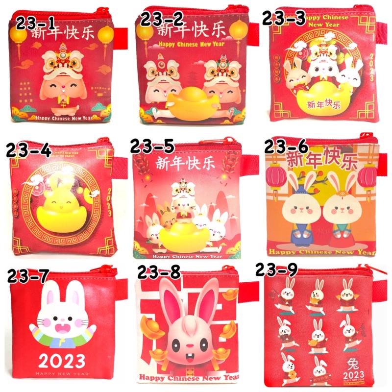 Dompet Angpao Imlek Angpau Chinese New Year Shio Kelinci Rabbit Bunny Tahun 2023 Lucu Murah Kartun