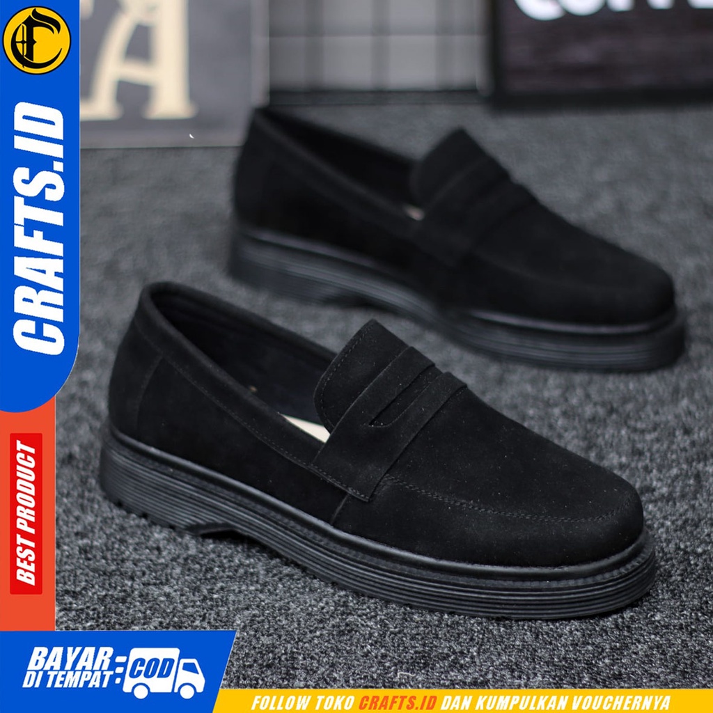 CRAFTS vai - Sepatu Docmart Low Boots Formal Pantofel Kerja Pria