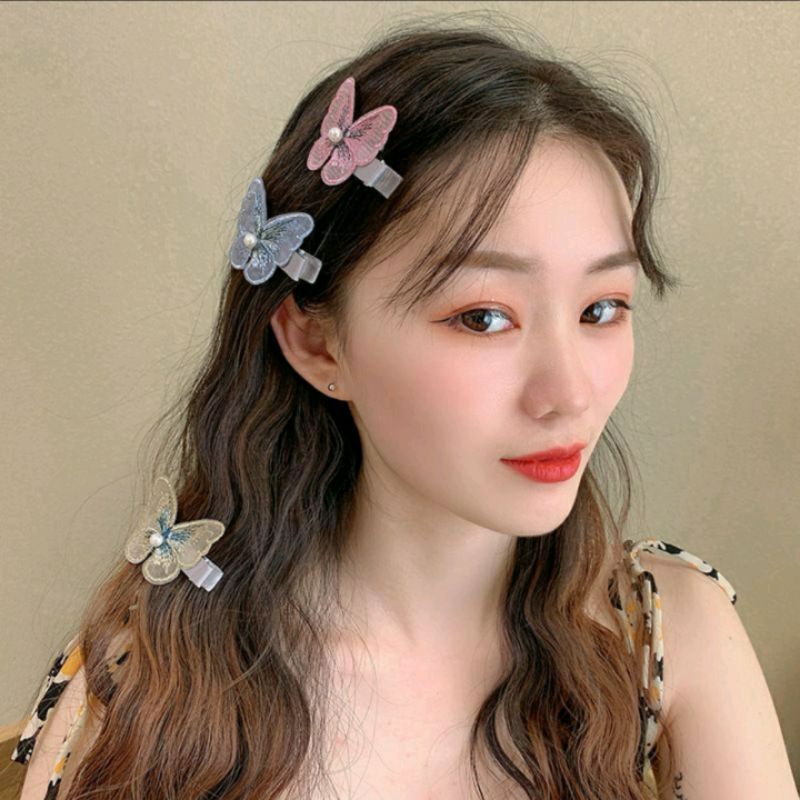 JEPITAN MODEL BUTTERFLY HIASAN RAMBUT JEPIT RAMBUT KUPUKUPU FASHION