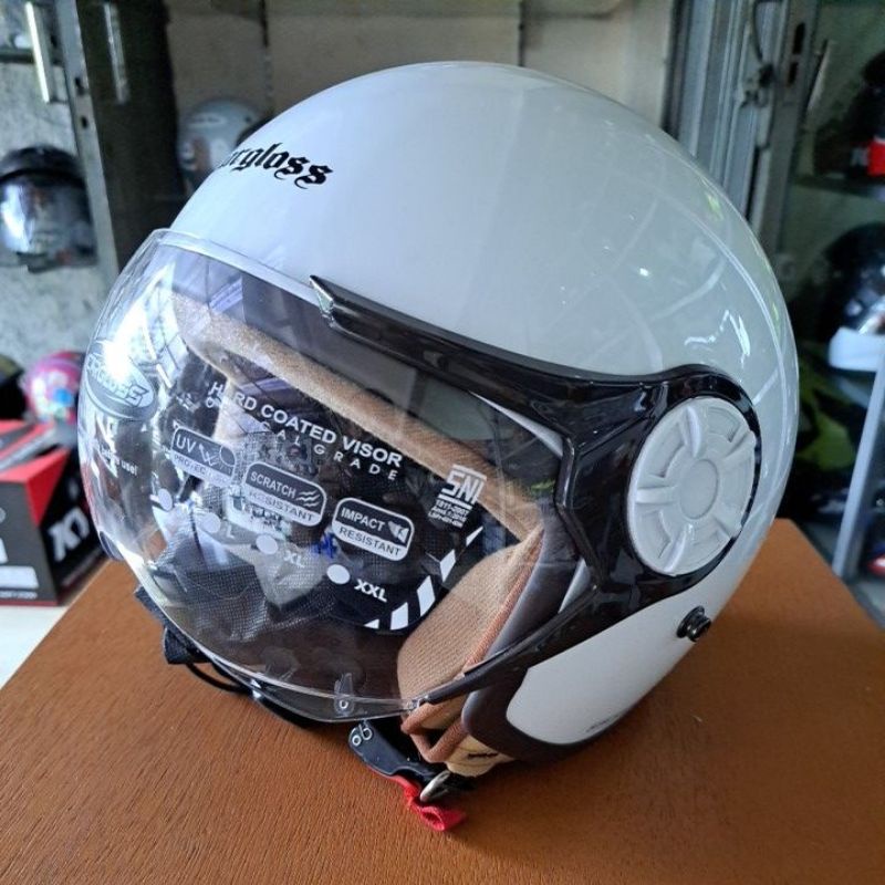 HELM CARGLOSS HIJAB ORIGINAL WHITE