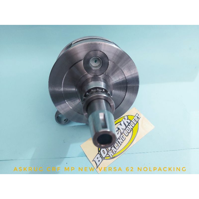 CRANKSHAFT ASKRUK KRUK AS CRF 150/ MP MONO/ VERSA LANGKAH 60 - 67 NOLPACKING MADE IN OWNER BOYRENK - BOYRENK SURABAYA