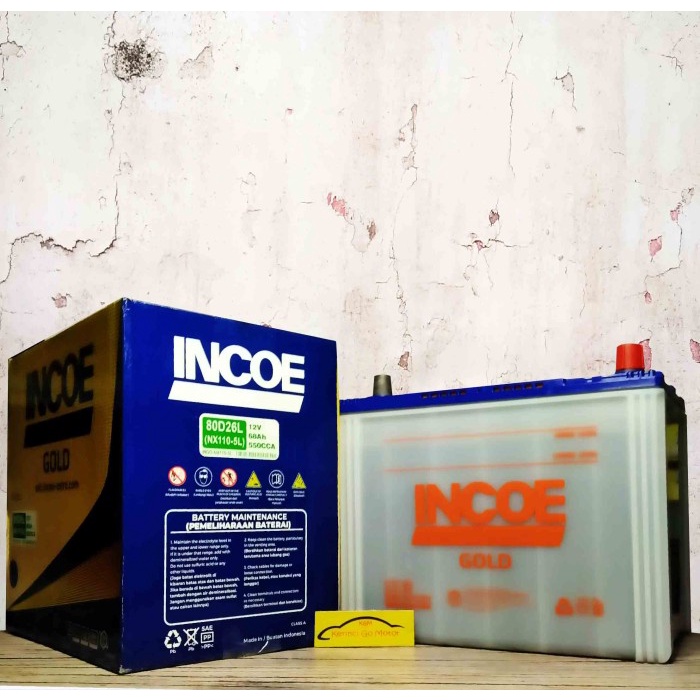 AKI INCOE GOLD 80D26L HYBRID ACCU MOBIL ISUZU DMAX BIANTE