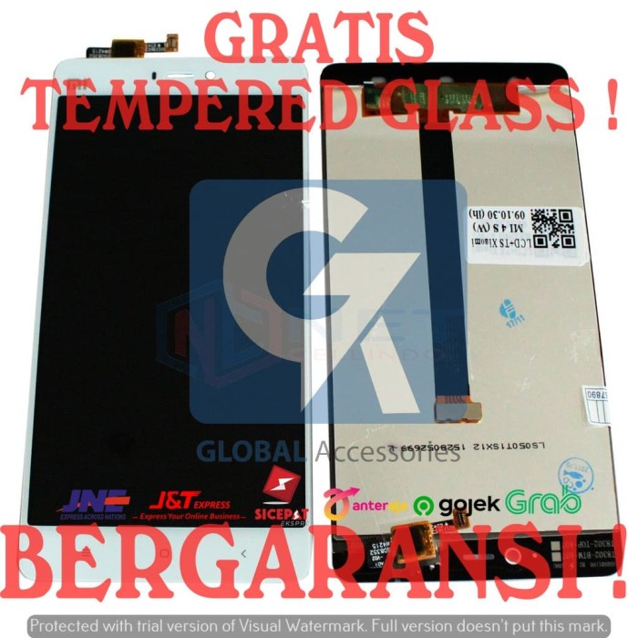 Lcd + Touchscreen Xiaomi Mi4S / Mi 4S Original 100% Bergaransi