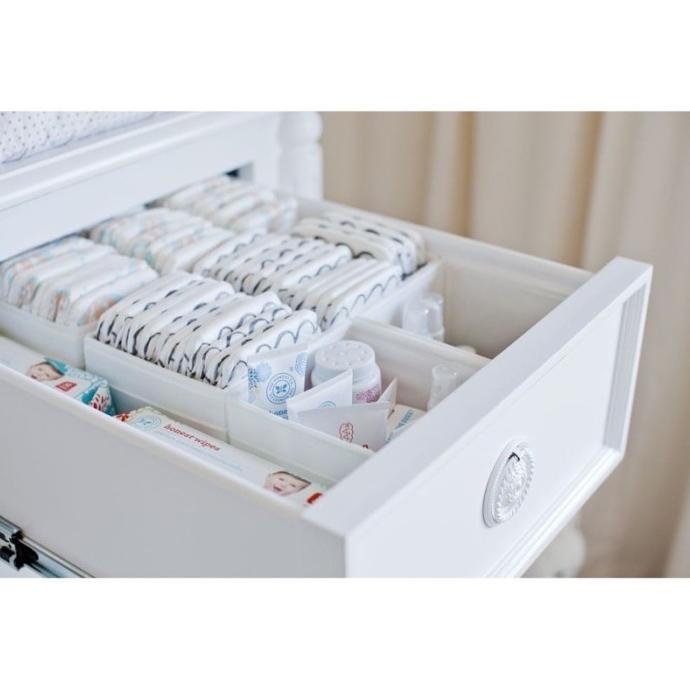 Drawer Organizer Set isi 6pcs Box Kotak Sekat Laci Lemari Pakaian Bayi