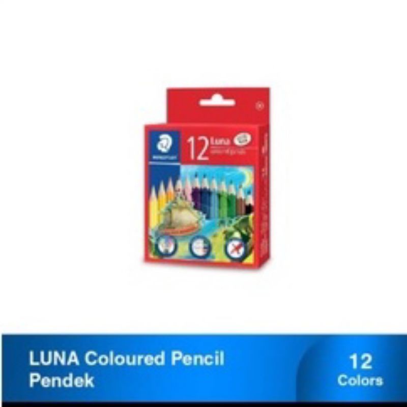 

Pencil Warna Luna Staedtler 12 Warna (ukuran pendek)