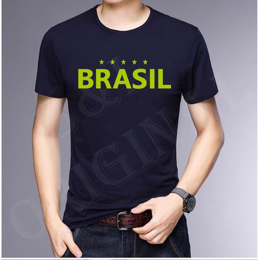 BS BAJU KAOS BRASIL SPESIAL BOLA HIGH QUALITY