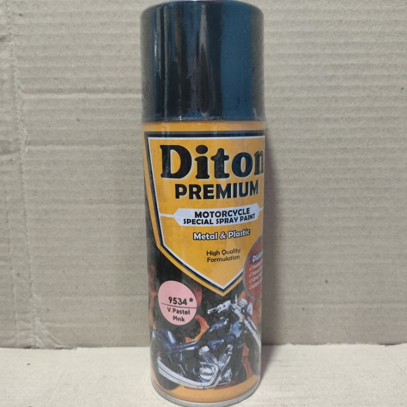 Pilok Cat Diton Premium Paket Lengkap 3 kaleng Pastel Pink Ping Pastel 9534 Super White 9103 Clear Gloss 9128 400cc Pilok Paketan Cat Semprot Special Spray Paint