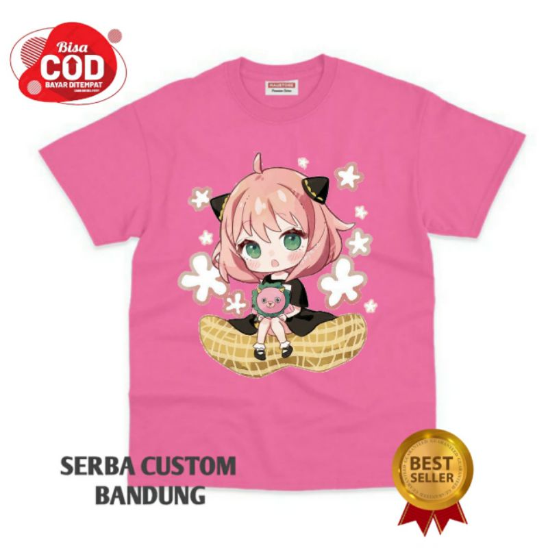 Anya forger Kaos Anak Anya Forger Bahan Premium