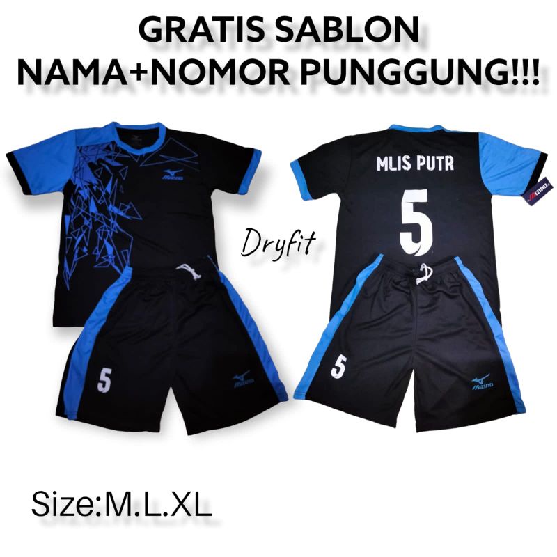 GRATIS SABLON NAMA DAN NO PUNGGUNG KAOS OLAHRAGA FUTSAL,BADMINTON,DAN SEPAK BOLA SD/SMP