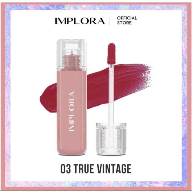 IMPLORA Jelly Tint Indonesia / Juicy Plumpy Lips 5ml / Vitamin E Peptide Omega