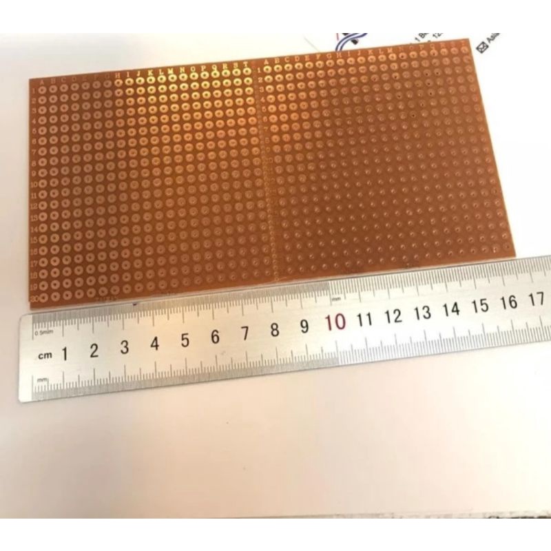 papan PCB IC 16,5cm x 8,5cm / PCB IC bolong 16,5cm x 8,5cm