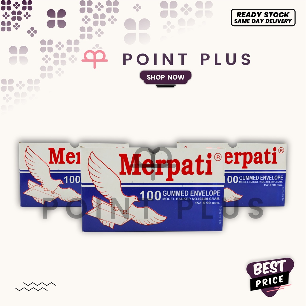 

Amplop tanggung 90 x 152 mm putih MERPATI 104 BIRU