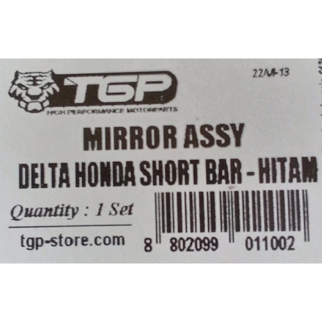 Spion Motor Delta Honda Yamaha TGP  COD Beat FI Vario 125 150 PCX Variasi - honda, TANGKAI PANJANG