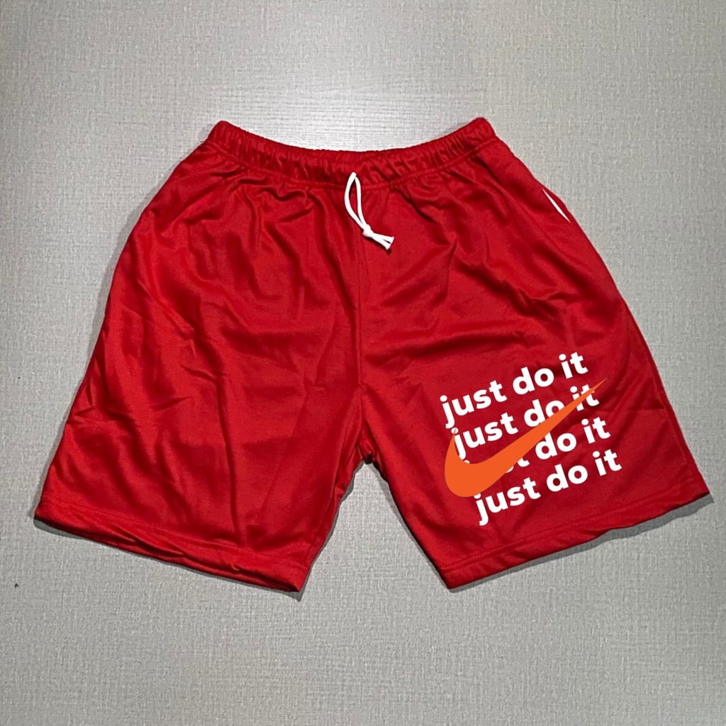 Clothing May - Boxer Just do it Boxer Pria Pendek Celana Tali Kolor Bokser Kekinian Cowok Laki-Laki Bahan Babyterry Baby Terry Premium Original Murah