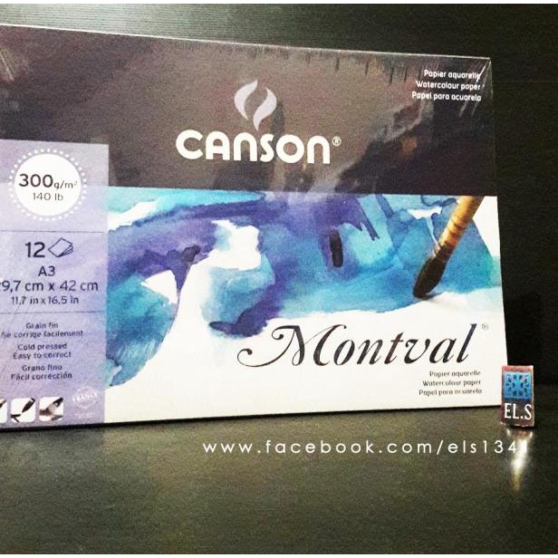 

Canson Montval Aquarelle A3