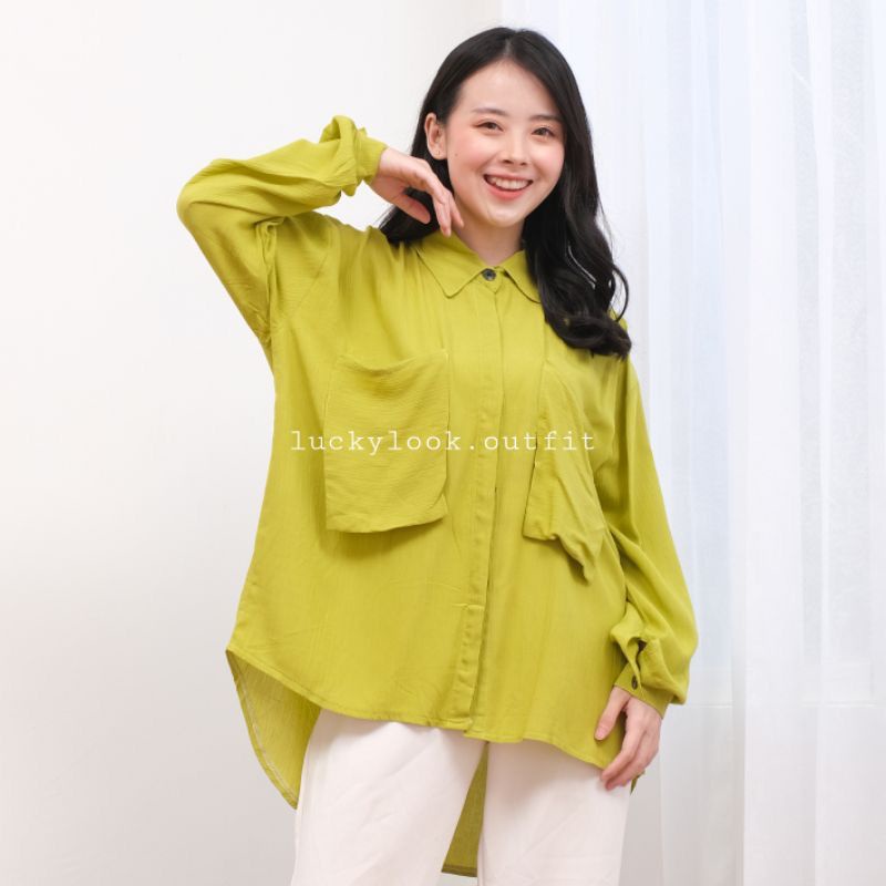 POKET BLOUSE VM16 | KEMEJA PLOS TERMURAH