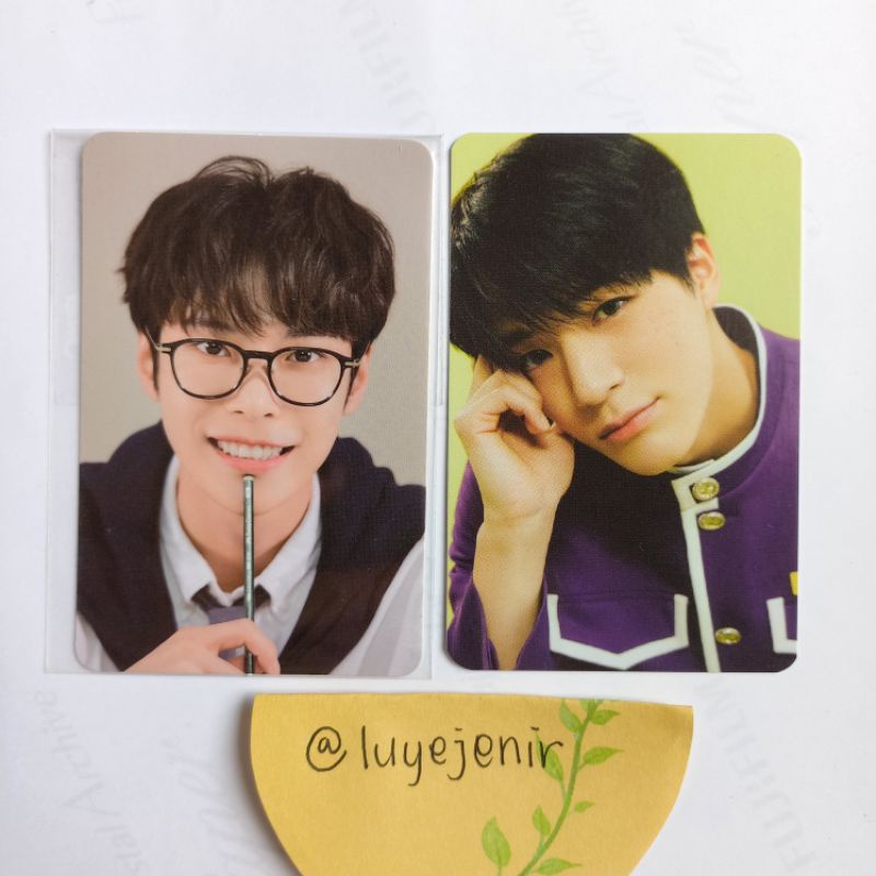 [ Take all ] pc photocard Doyoung md luggage sticker + Jeno back to school kit nct 127 merch officia