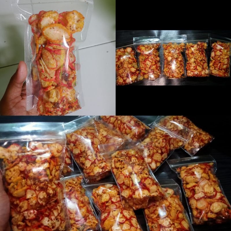 

KERUPUK SEBLAK KENCUR PEDAS 50GR