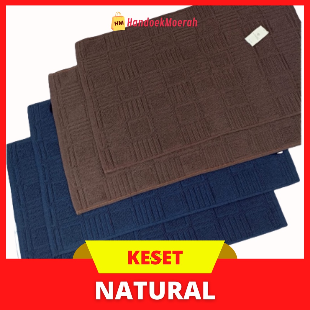 Keset Murah Natural  / Bath Mat Natural 45x70