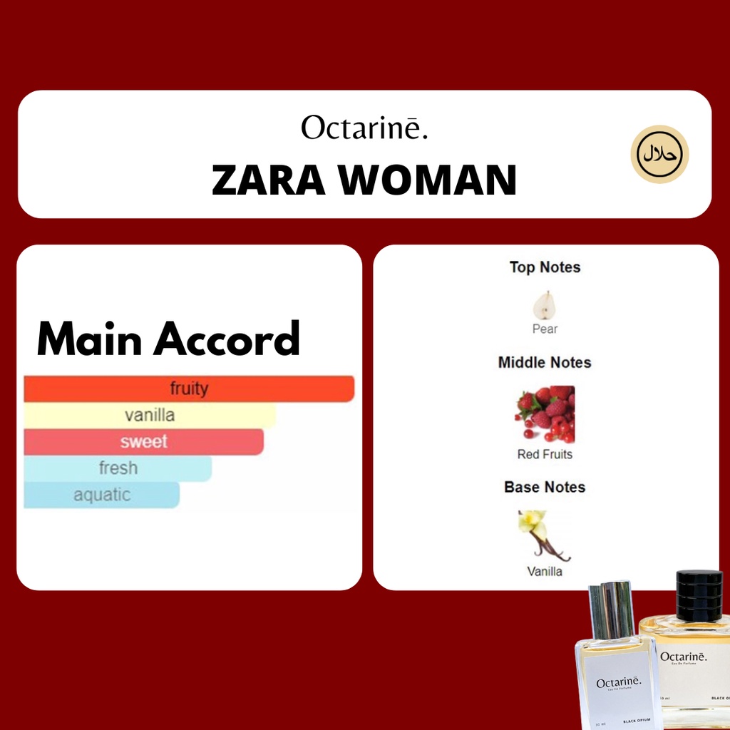 Parfum Wanita Tahan Lama Penarik Pria Suami Aroma Manis, Mewah, Sexy by Octarine - inpired ZR WOMAN | Parfume Farfum Perfume Minyak Wangi Cewek Cowok Murah Original