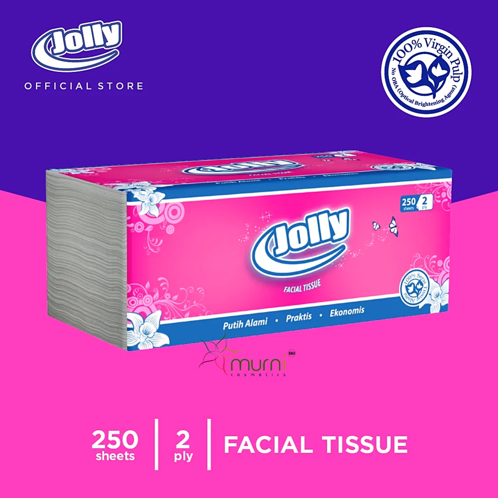 JOLLY FACIAL TISSUE 2PLY 250 SHEETS [ KECIL ]