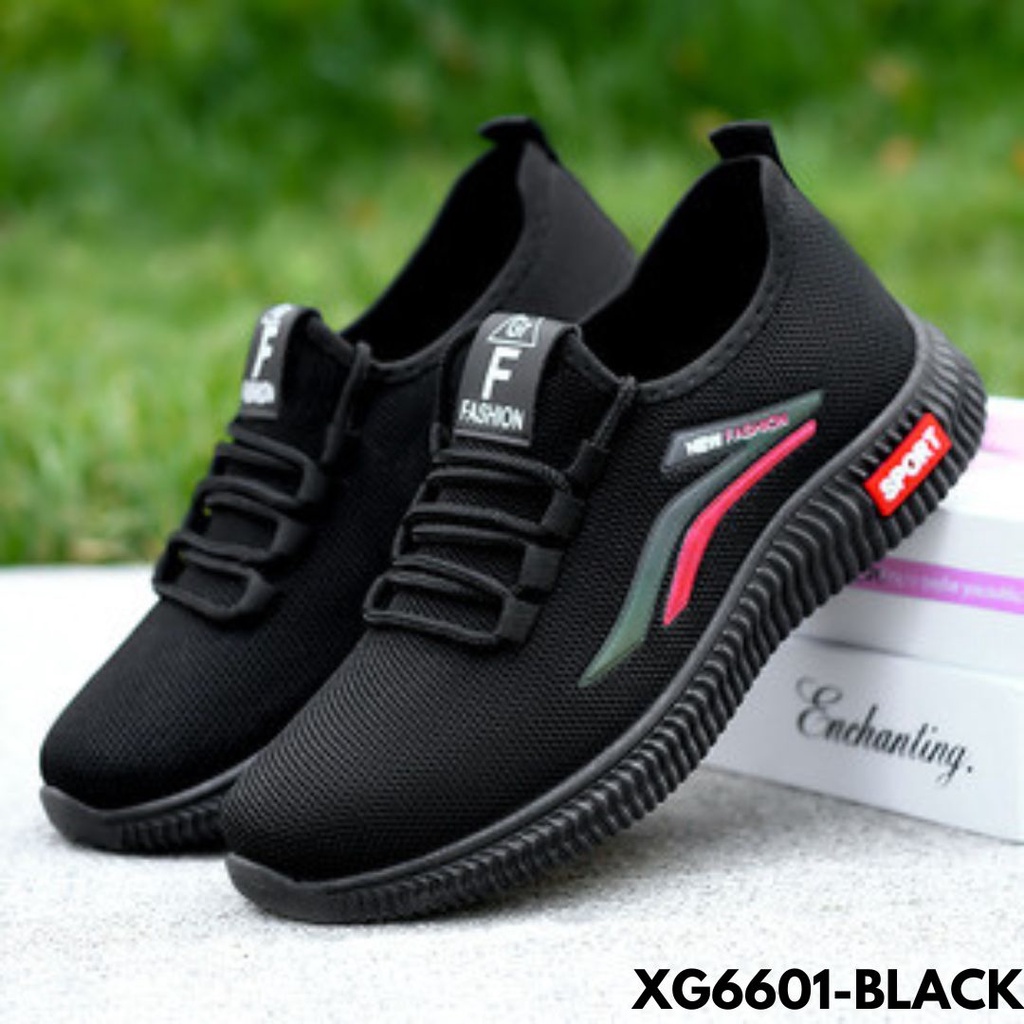 SEPATU SNEAKERS WANITA PRAKTIS KEKINIAN MOTIF WARNA CANTIK BAHAN FLYKNIT IMPORT G6601