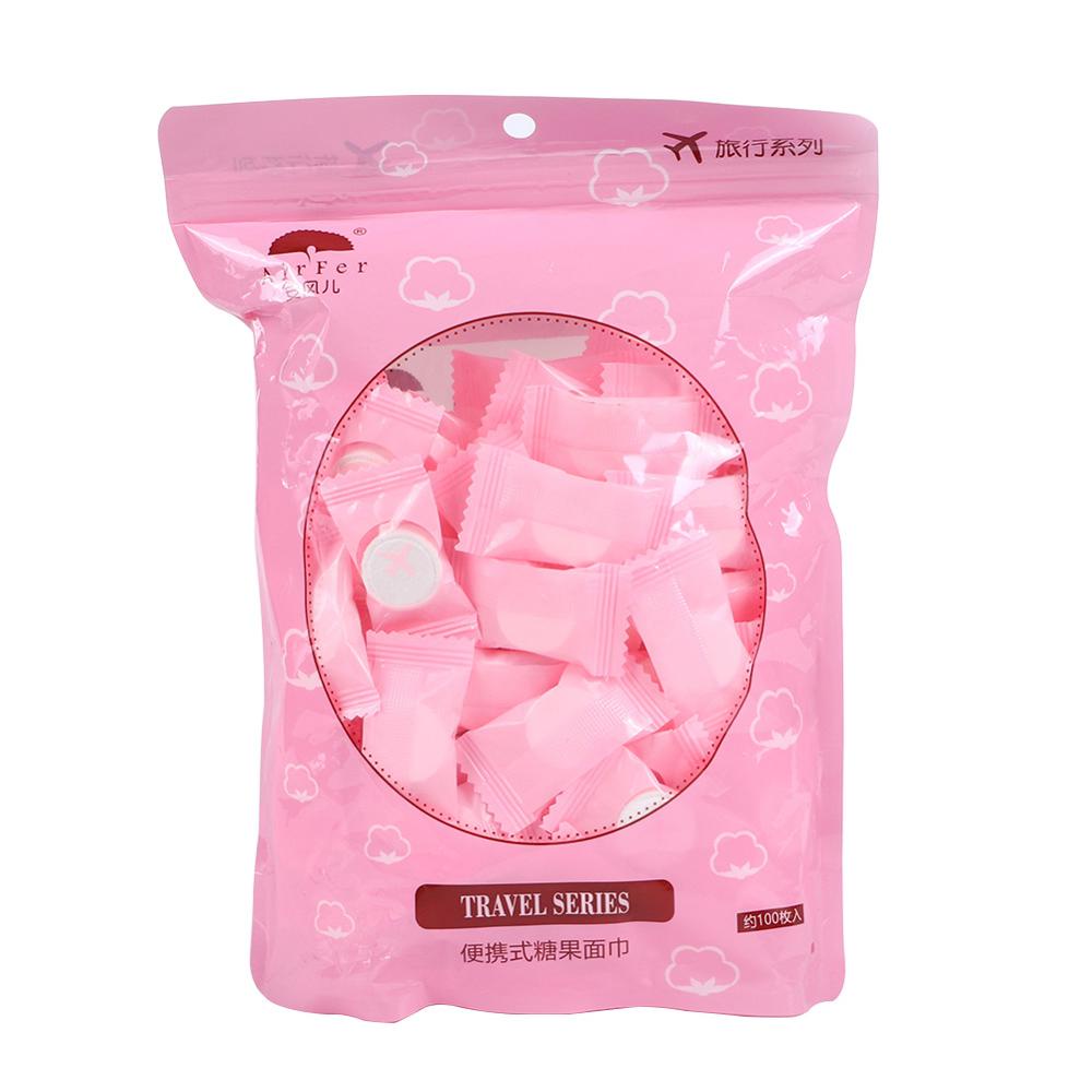 Tisu Wajah Portable Ukuran 24x30cm Tisu Wajah Mini Tissue Premium Bahan Kapas Lembut Untuk Traveling F871