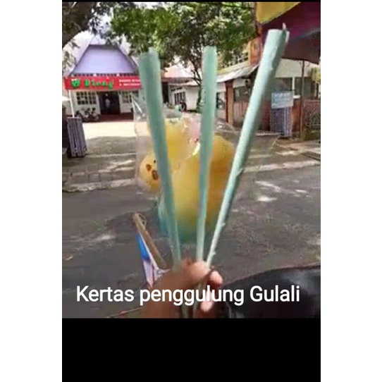 

Stik kertas penggulung Gulali Arumanis cotton candy