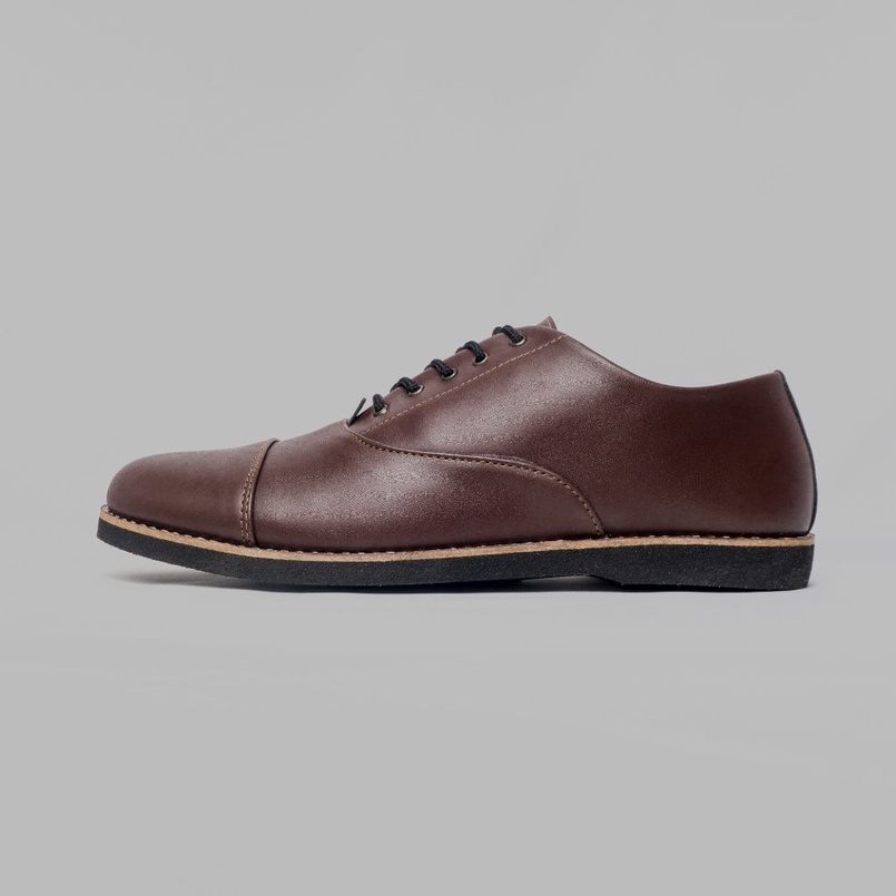 sepatu kantor pria x oxport coffe brown