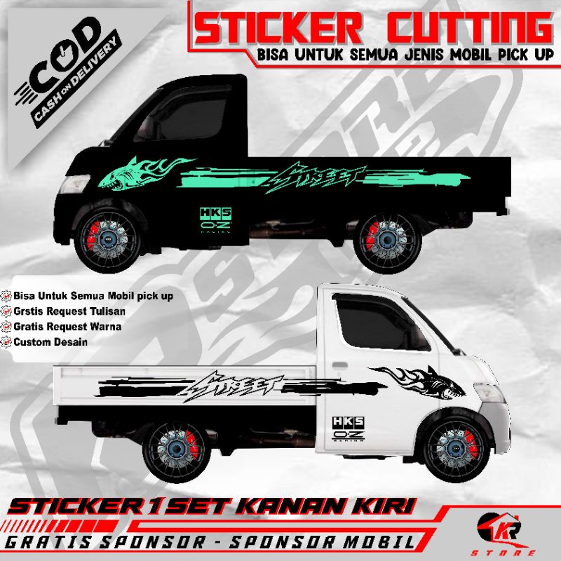 sticker mobil pick up grandmax cutting stiker mobil pick up