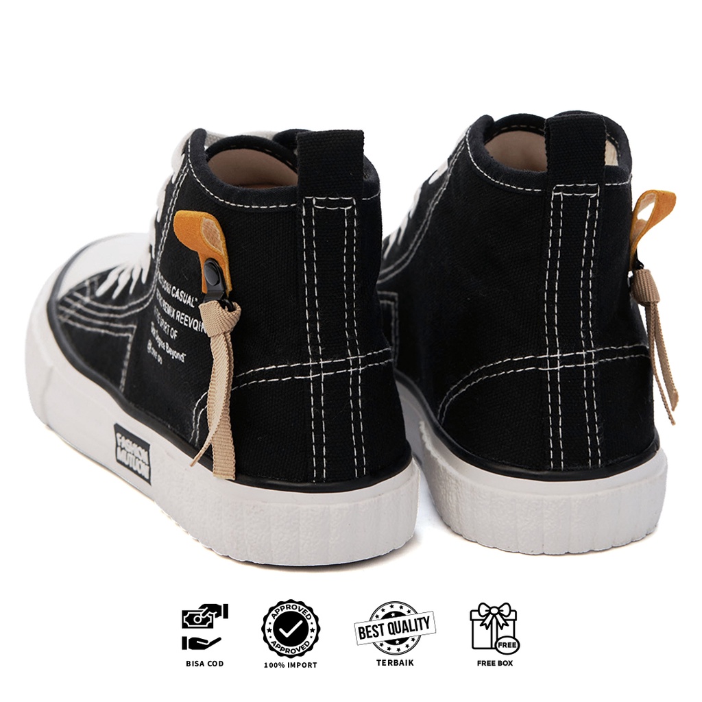 [Original Ber-Hologram] SNEAKYSHOES JENO SEPATU WANITA SNEAKERS HIGH KEKINIAN G63