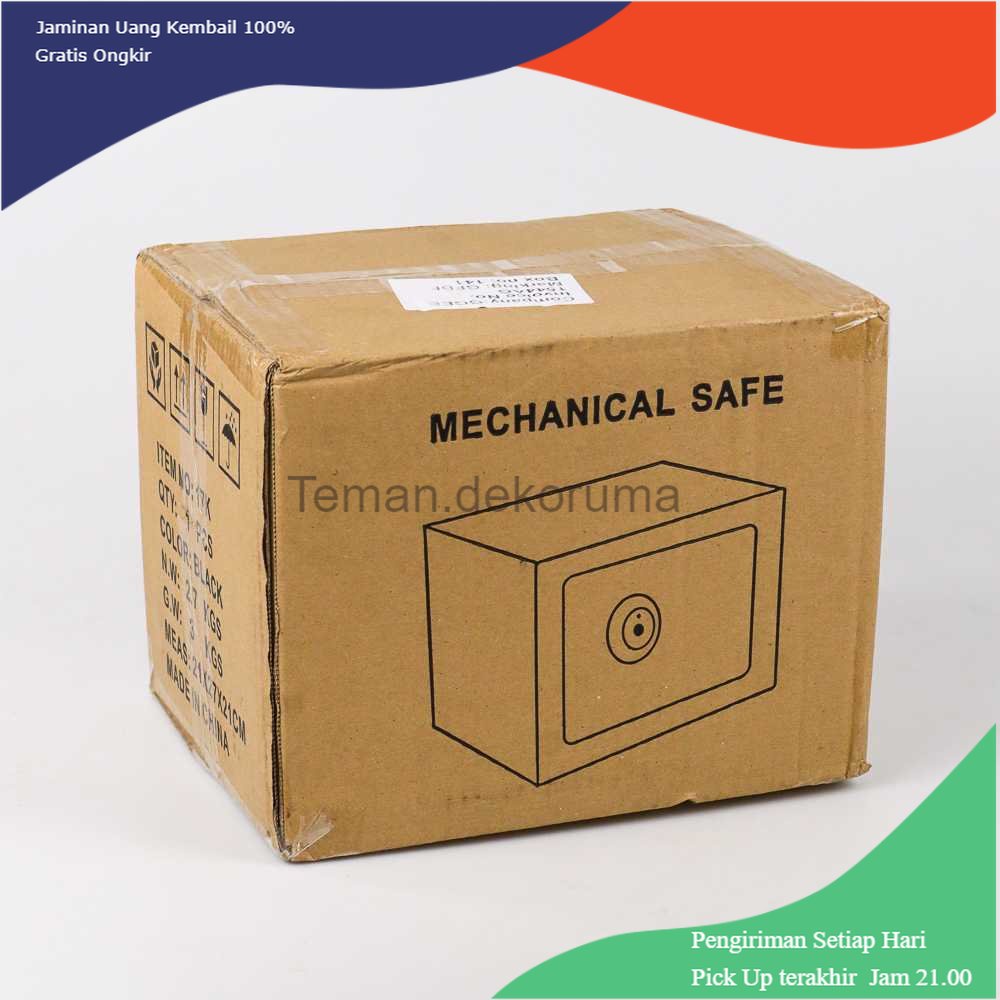 TD - PR LESHP Kotak Brankas Hotel Mini Home Safe Deposit Box - 17E