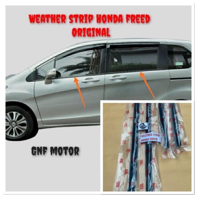 Weather Strip Pelipit Kaca Pelipit Pintu Honda Freed Original(Set)
