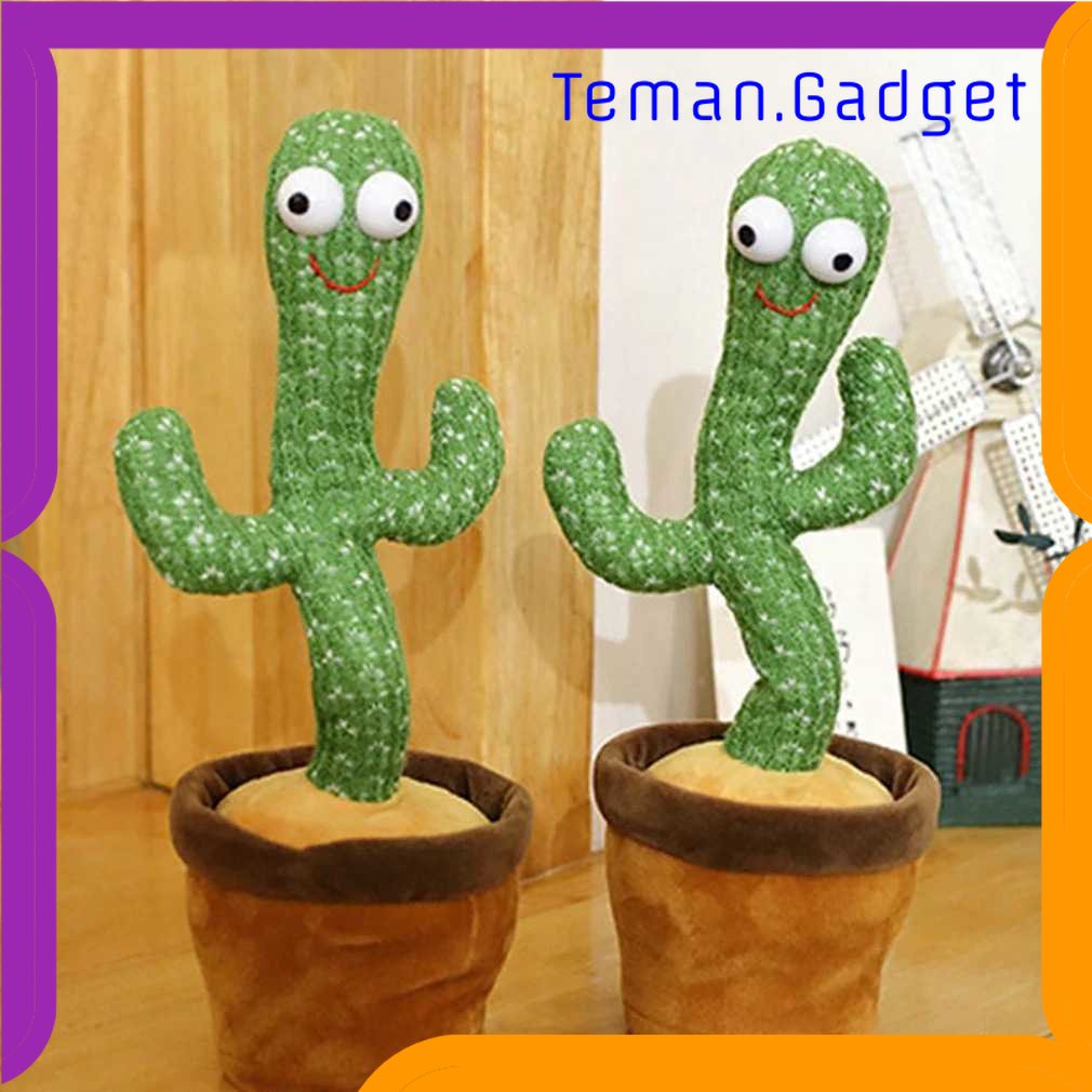 TG-MAN Yokibo Mainan Anak Dancing Cactus Plush Children Toy - N436