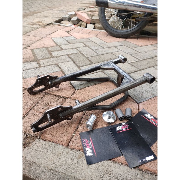 SWING ARM GRAND /C70 MODEL BPRO BAHAN BESI MENTAH COAK POOLSET (ARM+BOSH ARM+MANISAN TROMOL