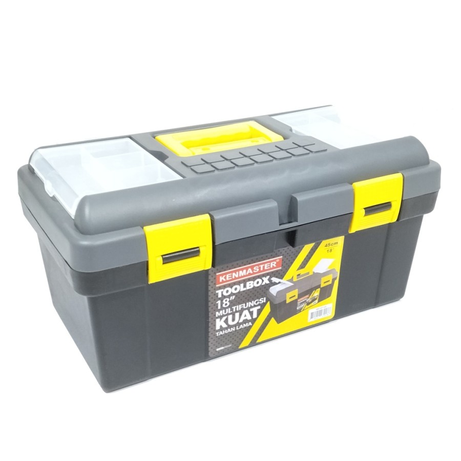 Toolbox 45CM Kenmaster Kotak Kunci Perkakas Tool kit Kuat Tahan lama