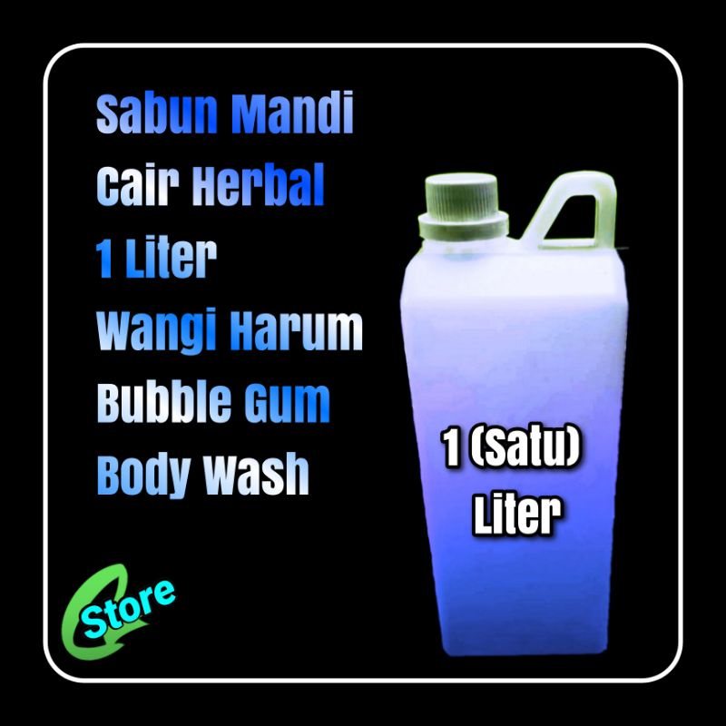 Sabun Mandi Cair 1 Liter Wangi Bubble Gum
