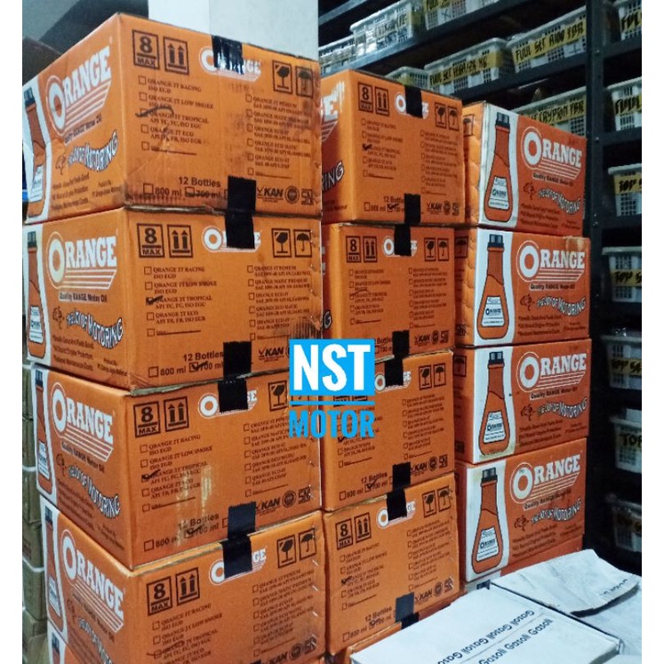 Vgvianshop Oli Samping 2Tak Orange Tropical 700 Ml Wangi Permen Karet