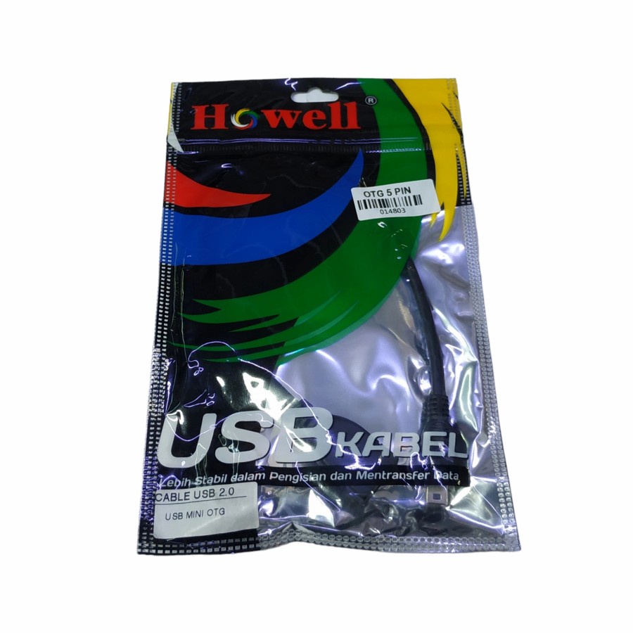 Howell Kabel Adapter OTG USB 5 pin Mini