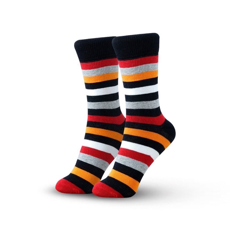 Skiya Stripes kaos kaki motif murah