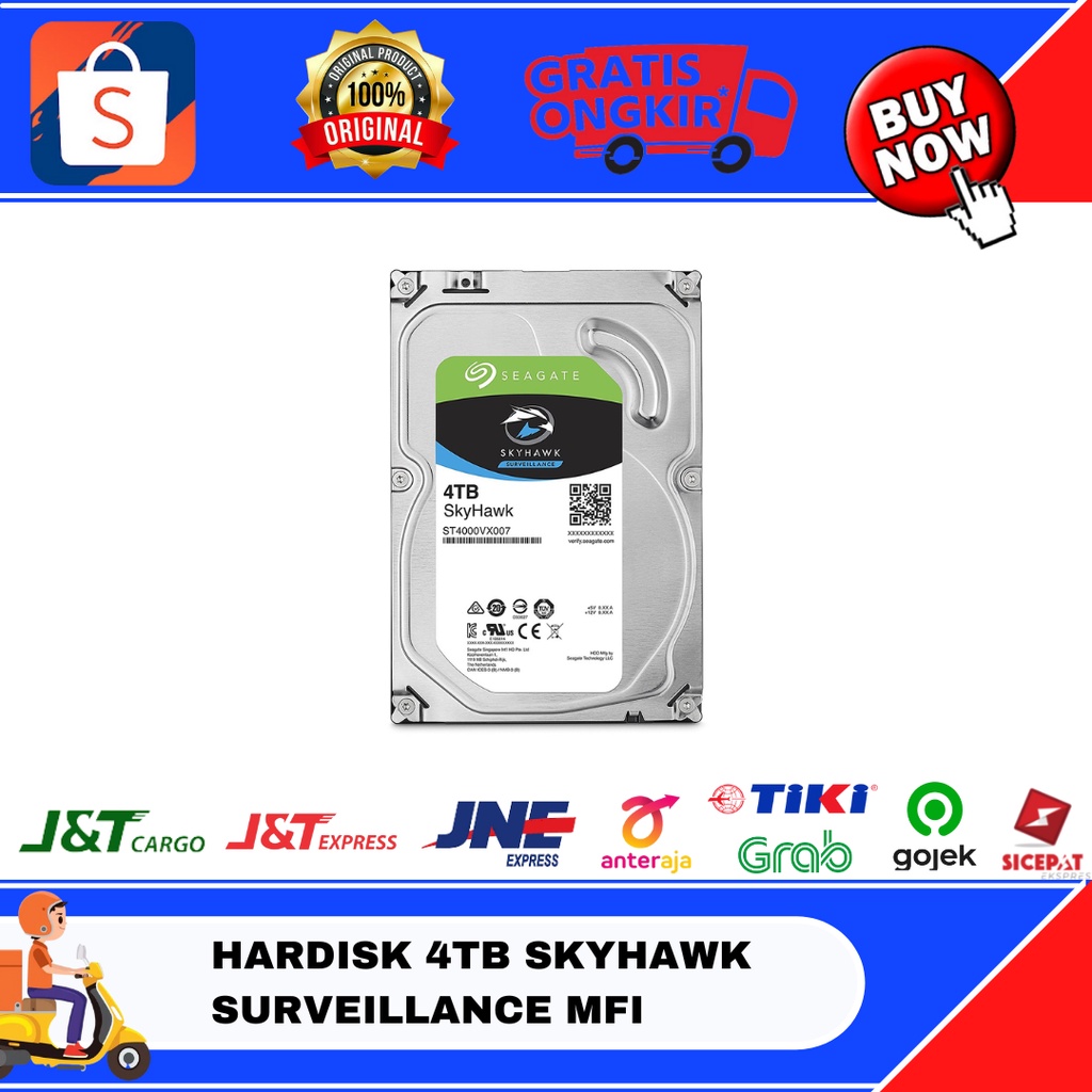 HARDISK 4TB SKYHAWK SURVEILLANCE MFI