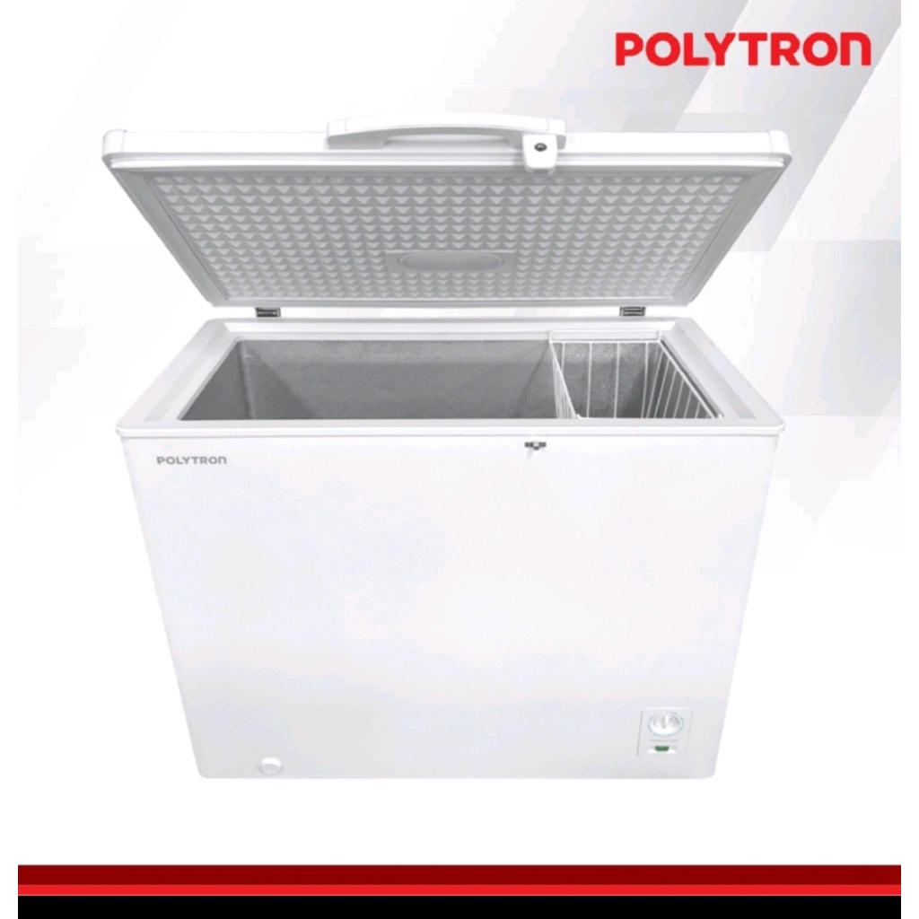 KULKAS BOX POLYTRON CHEST FREEZER 300 LITER TYPE PCF 318