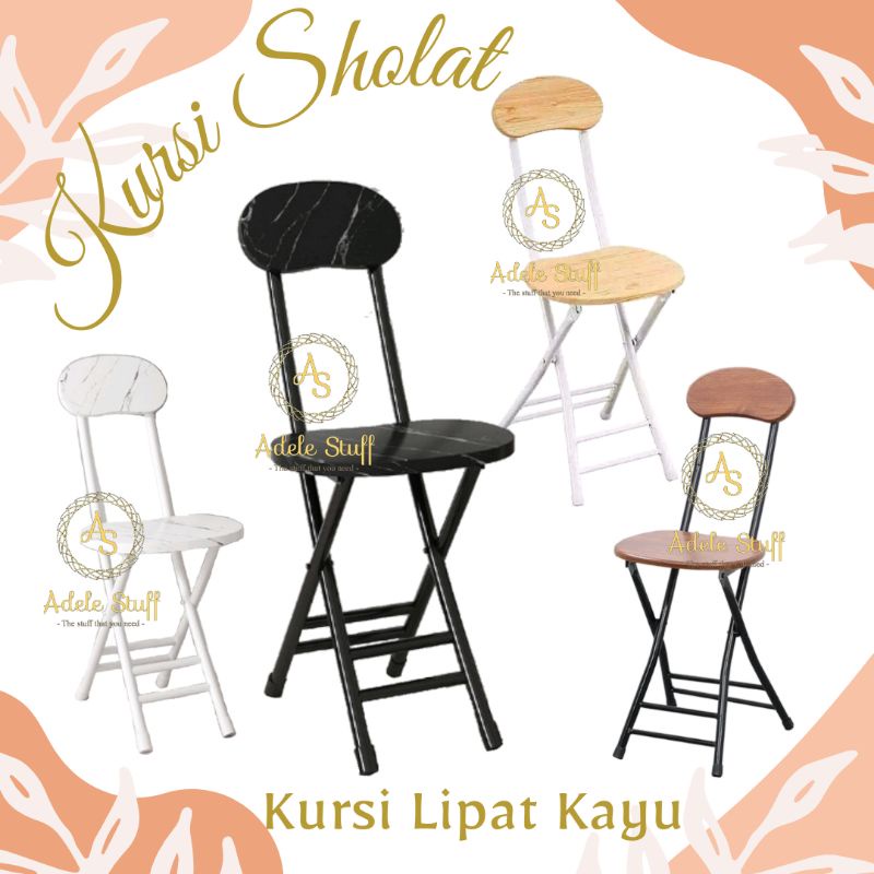 Kursi lipat kursi sholat kayu kursi teras IMPORT
