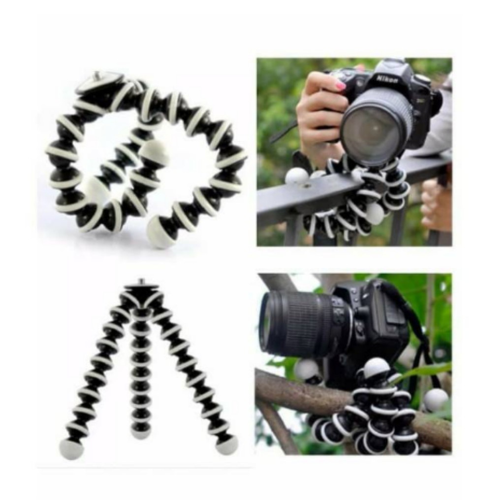 Tripod Gorilla + Holder U Size L Flexible Octopus Vlog Camera